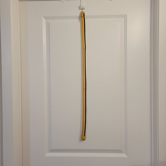 Vintage Anne Klein White, Gold and Blue Belt - Picture 2 of 11